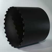 Forets à carottage diamantés turbo segmentés pour béton armé, soudage laser, acier à haute teneur en carbone, longueur 460 mm