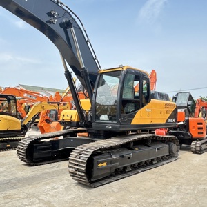 Excavadora de cadenas Hyundai 350LVS usada de 35 toneladas con motor Cummins, pocas horas de uso, excavadora de segunda mano en venta - Product Image 3
