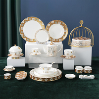 Keramik platte Porzellan geschirr Set New Bone China 10-Zoll-Teller Restaurants Geschirr