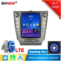 Autoradio Android vertical de style Tesla 9,7'' pour Lexus IS IS250 IS300 IS350 2005-2011 avec Car Play, navigation GPS, 4G