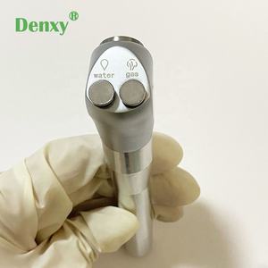 Denxy produk peralatan gigi, instrumen peralatan <span class=keywords><strong>Dental</strong></span> lurus genggam 3 jalan jarum suntik semprotan Air udara dengan 2 nozel TipsTube - Product Image 4