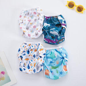 Culotte de bain réutilisable et respirante pour bébé, en tissu, pour <span class=keywords><strong>piscine</strong></span>, vente directe usine, <span class=keywords><strong>lavable</strong></span> - Product Image 1