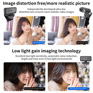 Cámara <span class=keywords><strong>Web</strong></span> 4K <span class=keywords><strong>con</strong></span> Enfoque Automático y Micrófono Integrado, 30 fps, Interfaz USB, para Computadoras de Escritorio, Portátiles, Juegos de PC, Sensor de Imagen CMOS de 8 Megapíxeles - Product Image 3