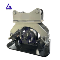Compacteur hydraulique haute performance Ligong pour excavatrices de 1 à 50 tonnes, force de vibration stable pour fondations, sols, routes, fossés et terrains