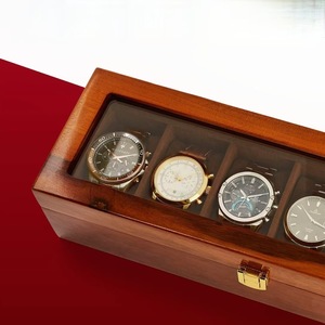 Solid Wood <b>Watch</b> Storage Box Rectangle 33-11-8.5 Dustproof <b>Watch</b> Collection <b>Case</b> For Home Use Men Women Bracelet Box - Product Image 3