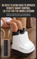 Masseur de pieds professionnel à compression par pression d'air, relaxation par la circulation, massage Shiatsu, bain de pieds et mollets, appareil de massage des pieds, SPA pour les pieds