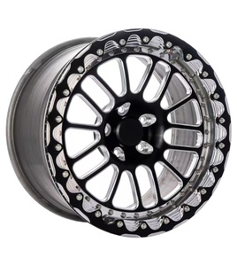 ล้อแม็กซ์ฟอร์จขอบเว้าแบบ Beadlock สำหรับรถโดยสาร ขนาด 15x4 15x8 15x10 17x5 18x5 17x11 18x11 5x112 5x4.5 5x4.75 - Product Image 1