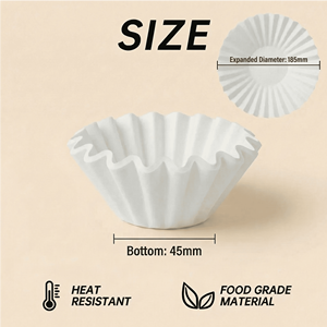 Filtro de Café Desechable en Forma de Tazón, Papel de Alta Calidad, Filtración Fina para Cafetera de Goteo Mini, Uso en <span class=keywords><strong>Bar</strong></span> - Product Image 2