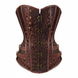 Corsé de mujer Vintage Tops Sexy Overbust Shapewear Corsé de borcade moderno para tallas grandes características transpirables - Product Image 1