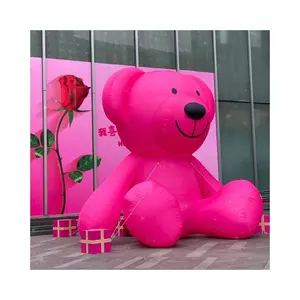 Inflatable Cartoon Mascot Customized Giant Inflatable pink Bear
