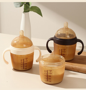 Bouteille d'alimentation <span class=keywords><strong>pour</strong></span> bébé de qualité alimentaire à vente chaude avec poignée anti-étouffement - Product Image 2