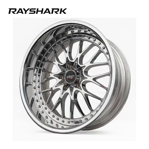 Rines RS Custom de <span class=keywords><strong>2</strong></span>/3 Piezas Forjados Rezax <span class=keywords><strong>2</strong></span> de 18 y 19 Pulgadas con Diseño VIP de Plato Profundo para Infiniti Q50, Nissan Cedric, Lexus LS430 - Product Image 1