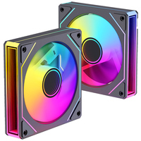Ventiladores para Caja de PC SNOWMAN LK120 de Alto Rendimiento, Diseño OEM de Fábrica, 120 mm, Refrigeración para Torres de Computadora, Ventilador ARGB Colorido