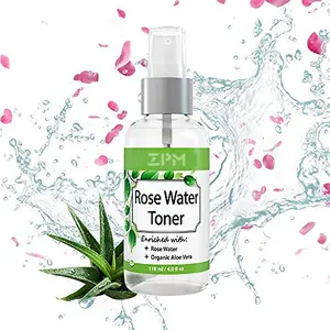 ZPM OEM/ODM Private Label Rosewater Face Serum Natural Organic Pure Aloe Rose Water Toner After Sun Facial Spray