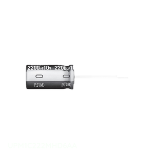 ตัวเก็บประจุแบบ Through Hole รุ่น UPM1C222MHD6AA ของแท้ 2.2 มิลลิฟาร์ด อลูมิเนียม 16 โวลต์ แบบโพลาไรซ์ - Product Image 1