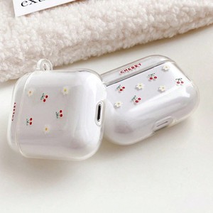 Funda transparente de TPU con flor de cereza para <span class=keywords><strong>AirPods</strong></span> 4 3 1/<span class=keywords><strong>2</strong></span> 2025, funda para auriculares para <span class=keywords><strong>iPhone</strong></span> Airpod <span class=keywords><strong>Pro</strong></span> <span class=keywords><strong>2</strong></span> y <span class=keywords><strong>Pro</strong></span>, funda protectora con gancho - Product Image 3