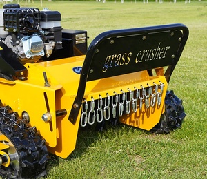 1800瓦柴油发动机全地形机器人割草机24V 2冲程农业遥控橡胶履带割草 - Product Image 4