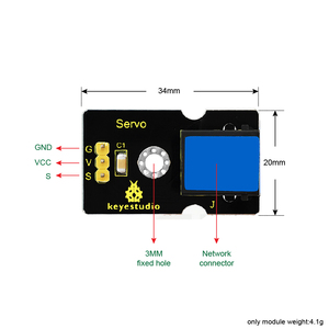 Módulo Servo RJ11 de Alta Calidad con Conexión Fácil + Micro Servo para <span class=keywords><strong>Arduino</strong></span> - Product Image 5
