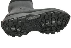 Hiver de Résistance À La Flexion Imperméable Bottes et Bottes En Caoutchouc Demi Femmes Personnalisé Welling Bottes En Néoprène - Product Image 5