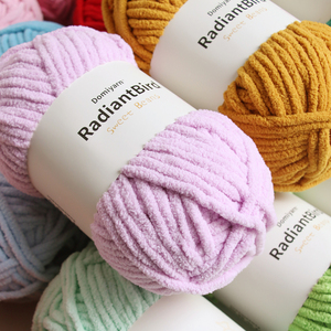 Đậu ngọt chất lượng cao 100G/5Mm dùng làm khăn quàng cổ, chăn, sợi polyester dày - Product Image 5