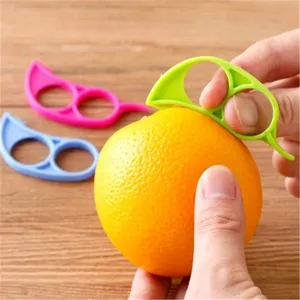 10pcs Orange Peeler Easy Open Citrus Lemon Citrus Peel Remover Cutter Vegetable Slicer Fruit Tools Kitchen Accessories