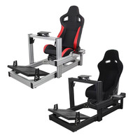 aluminio Simulador de cabina de carreras asiento coche conducción simulador de carreras juego de cabina simulador de carreras