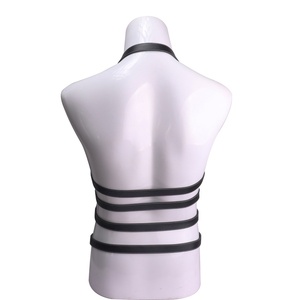 New Arrival Sexy Adjustable Leather Bondage <b>Harness</b> for <b>Men</b>, SM BDSM Restraints with Metal Buckles - Product Image 6