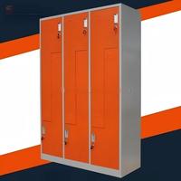 Casier de rangement durable Hengli HL-LQ956 pour vestiaire, en forme de Z, 6 compartiments, en métal, convertible, contemporain, pour la maison, le bureau ou l'école