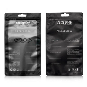 Tùy chỉnh thương hiệu của bạn thiết kế nắp kéo đứng lên túi điện thoại trường hợp bao bì Túi với dây kéo hàng đầu - Product Image 3