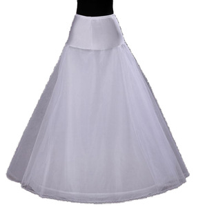 <span class=keywords><strong>Jupon</strong></span> de robe de mariée taille haute, effet ventre plat, à cerceau unique, double couche de <span class=keywords><strong>tulle</strong></span> <span class=keywords><strong>blanc</strong></span> - Product Image 5