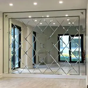 Großhandel Mosaik fliesen Spiegel Fabrik Preis Spiegel Fliesen Home Decor Modern für Wand dekoration