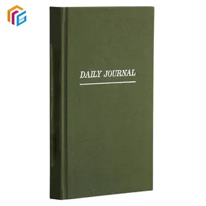 Benutzer definierte personal isierte A5 Leinen Stoff bezug Notebook Druck planer Fall gebunden Notebook Journal