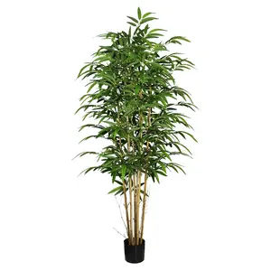 <span class=keywords><strong>Bambou</strong></span> artificiel en plastique pour décor <span class=keywords><strong>de</strong></span> jardin, taille personnalisée, vente en gros, - Product Image 1