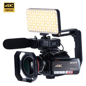 Transmisión en vivo Vlog 4K 12X <span class=keywords><strong>Zoom</strong></span> óptico AC5 MIC y lente Cámara de video digital profesional - Product Image 1