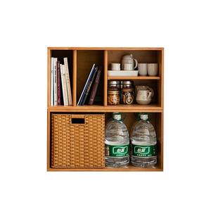 Meuble de rangement modulaire en bois massif multifonctionnel pour salon, bibliothèque avec tiroirs et étagères pour l'organisation de la maison - Product Image 5