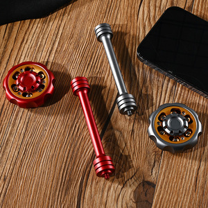 ของเล่นหมุนนิ้ว EDC รูปก้านไม้กวาด  แบบสไลด์  จิโรลดแรงกด  โลหะ  หมุนได้  คลายเครียด - Product Image 2
