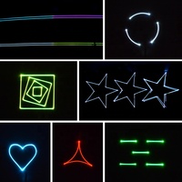 Sistema de Luces Láser RGB Big Dipper B10W, Iluminación Láser para Escenarios al Aire Libre para Navidad, Láser de Animación a Todo Color de 10w Resistente al Agua