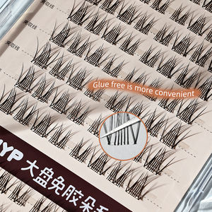 Kit de faux cils en grappes effet <span class=keywords><strong>manga</strong></span> DIY en gros, cils en grappes vaporeux avec extensions de cils inférieurs moelleux, mélange de cils en grappes - Product Image 3