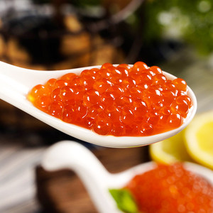 Œufs de Ikura marinés à la soja, compatibles Keto, garniture pour <span class=keywords><strong>Poke</strong></span> Bowl, conformes HACCP, vente en gros, sac de 1 kg - Product Image 4