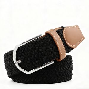 Moda Tecido Cinto Elástico Tecelagem Cinto das Mulheres dos homens Atacado Fábrica Nylon Elástico Trançado Cinto para As Mulheres - Product Image 4