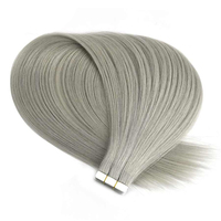 Extensiones de Cabello con Cinta Adhesiva Super Double Drawn Virgin, Gran Stock, 100% Cabello Humano Remy Brasileño con Cutícula