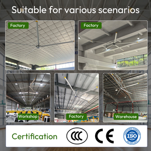 Ventilateurs industriels HVLS à haut volume 2026 OEM 8FT/10FT/16FT/20/24FT pour ventilation et circulation d'air, ventilateurs de <span class=keywords><strong>plafond</strong></span> robustes sur mesure - Product Image 4