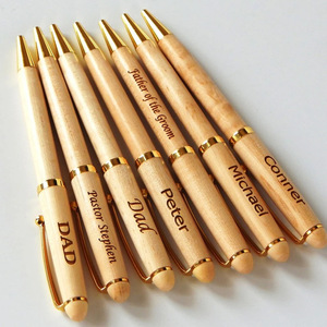 <span class=keywords><strong>Nome</strong></span> personalizzato penne in legno Set Souvenir regali anniversario auguri BM Groomsman <span class=keywords><strong>penna</strong></span> in legno <span class=keywords><strong>con</strong></span> LOGO proverbi - Product Image 2