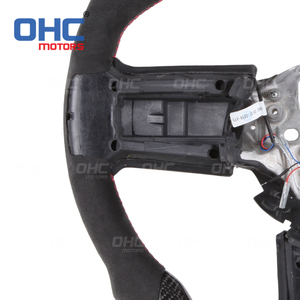 Volante de Fibra de Carbono con LED RPM para <span class=keywords><strong>Ford</strong></span> <span class=keywords><strong>Mustang</strong></span> <span class=keywords><strong>Shelby</strong></span> 2010 2011 2012 2013 2014 Volantes OHC Motors - Product Image 3