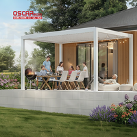 Gesteuerte Motorisierte Aluminium-Sonnenmarkise Elektrische Markise für Garten, Terrasse und Balkon Innovative Langlebige Schattierungslösung Pergola