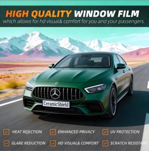 ฟิล์มกรองแสงรถยนต์ <span class=keywords><strong>3M</strong></span> Crystalline ของแท้ ขนาด 100 ฟุต ป้องกันรังสีอินฟราเรด 99% ป้องกันความเป็นส่วนตัว VLT 5% 15% 20% 35% 50% 70% - Product Image 4