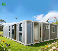 Nouvelle Conception 2026 – Maison Conteneur Extensible de Luxe à Toit Plat (2, 3, 4, 5 Chambres) – 20, 30, 40 pieds – Acier Moderne – Installation Rapide