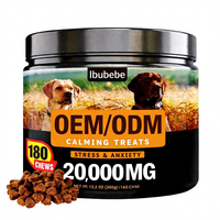 Friandises calmantes haute puissance 20 000 mg pour chiens et chats, 360 g (12,7 oz), formule à action rapide pour soulager l'anxiété, aide à la calmarie à prise rapide