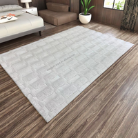 Tapis de décoration personnalisé Tapis de sol pour salon Tapis de sculpture souple Polyester 3d sculpté Tapis de sol sculpté