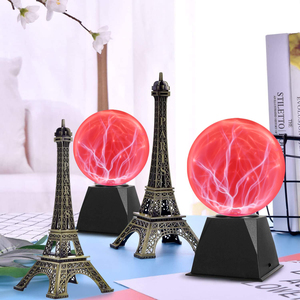 <span class=keywords><strong>Lampe</strong></span> boule plasma magique de 6 pouces-Globe de sphère nébuleuse interactif alimenté par USB sensible au toucher et au son, cadeau éducatif scientifique - Product Image 6